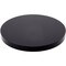 Plymor Black Acrylic Round Standard-Edge Display Base, 4" W x 4" D x 0.375" H